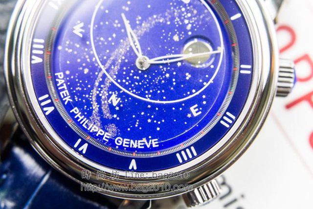 PATEK PHILIPPE手錶 5102天月款日內瓦蒼穹系列 百達翡麗星象功能男表 百達翡麗高端機械男士腕表  hds1264